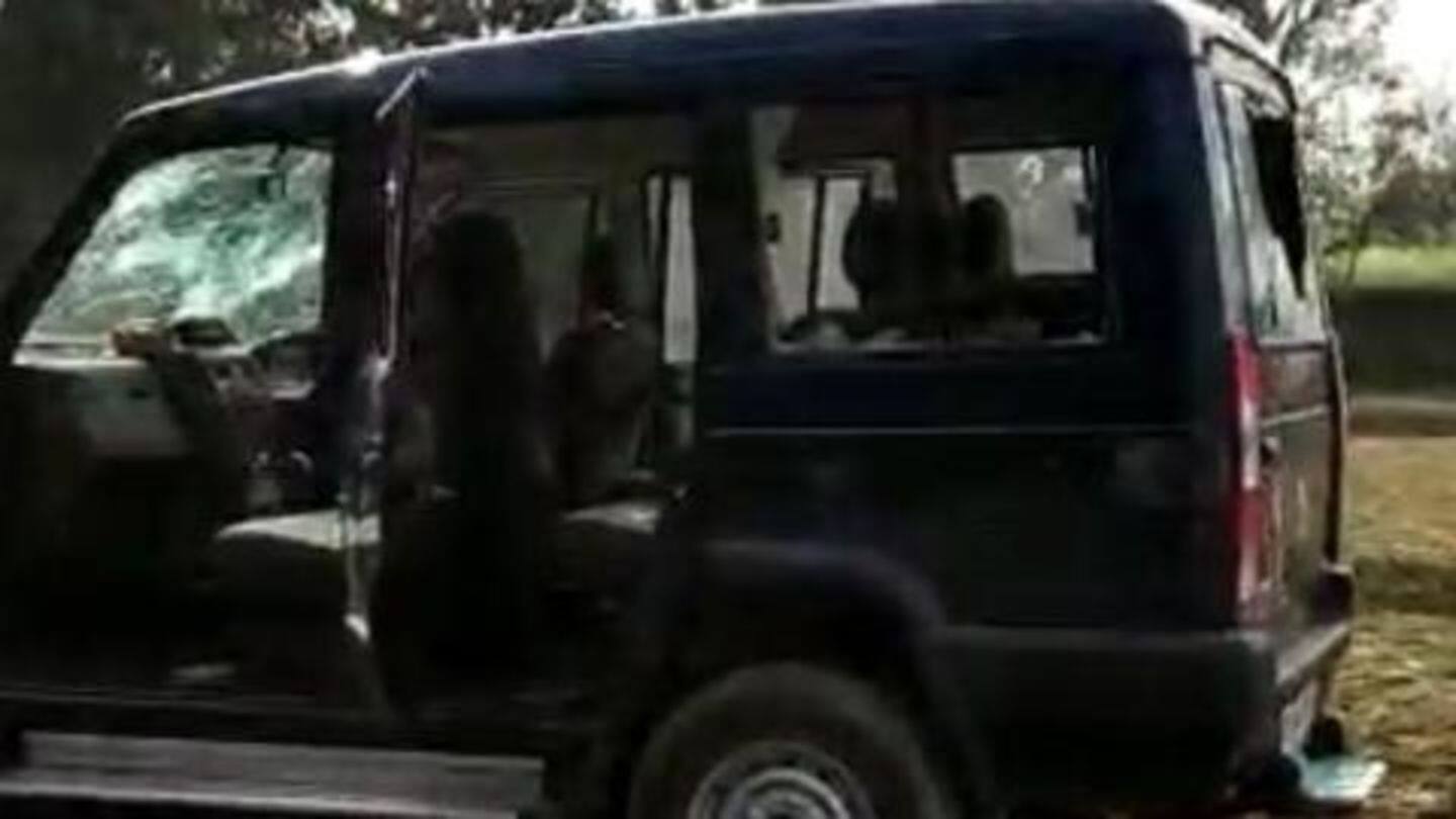 Video shows Singh lying on ground, motionless Video shows Singh lying on ground, motionless