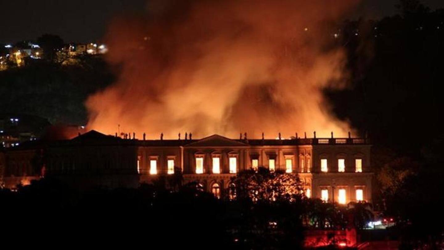 Brazil: Years of knowledge destroyed as 200-year-old museum catches fire