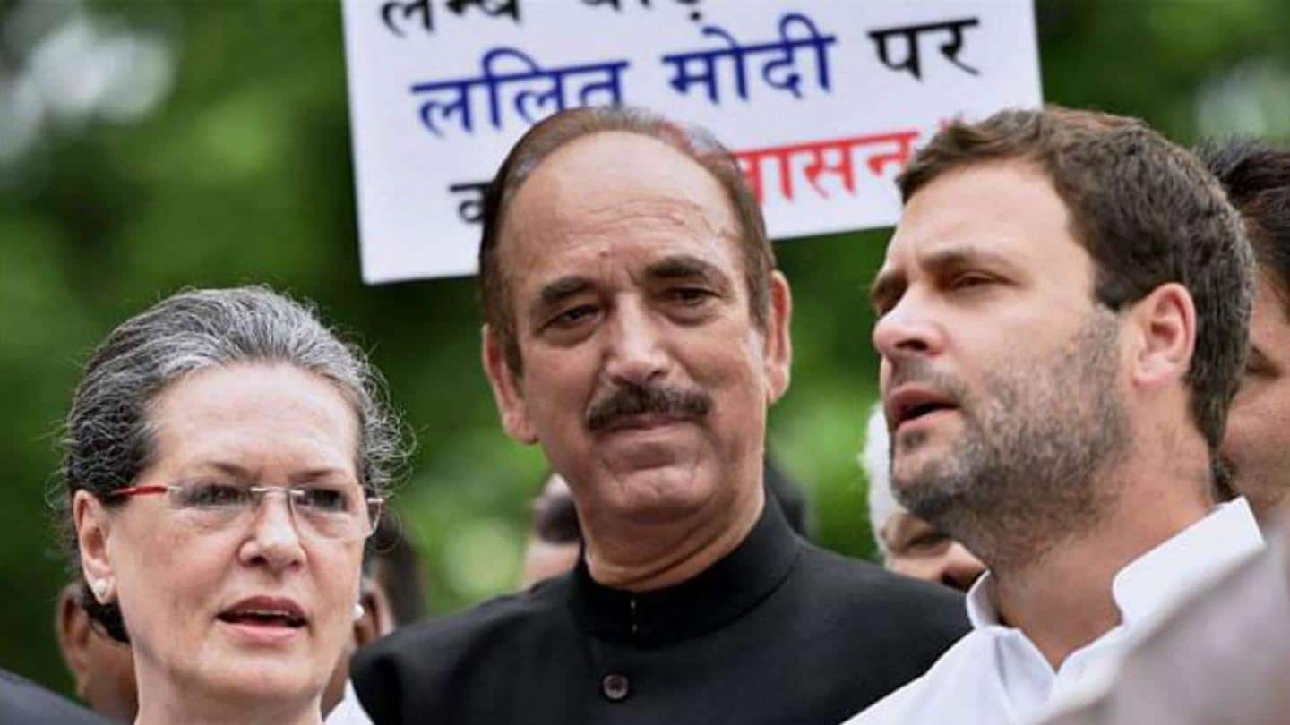 Congress' structure has collapsed: "Dissenter" Ghulam Nabi Azad speaks again