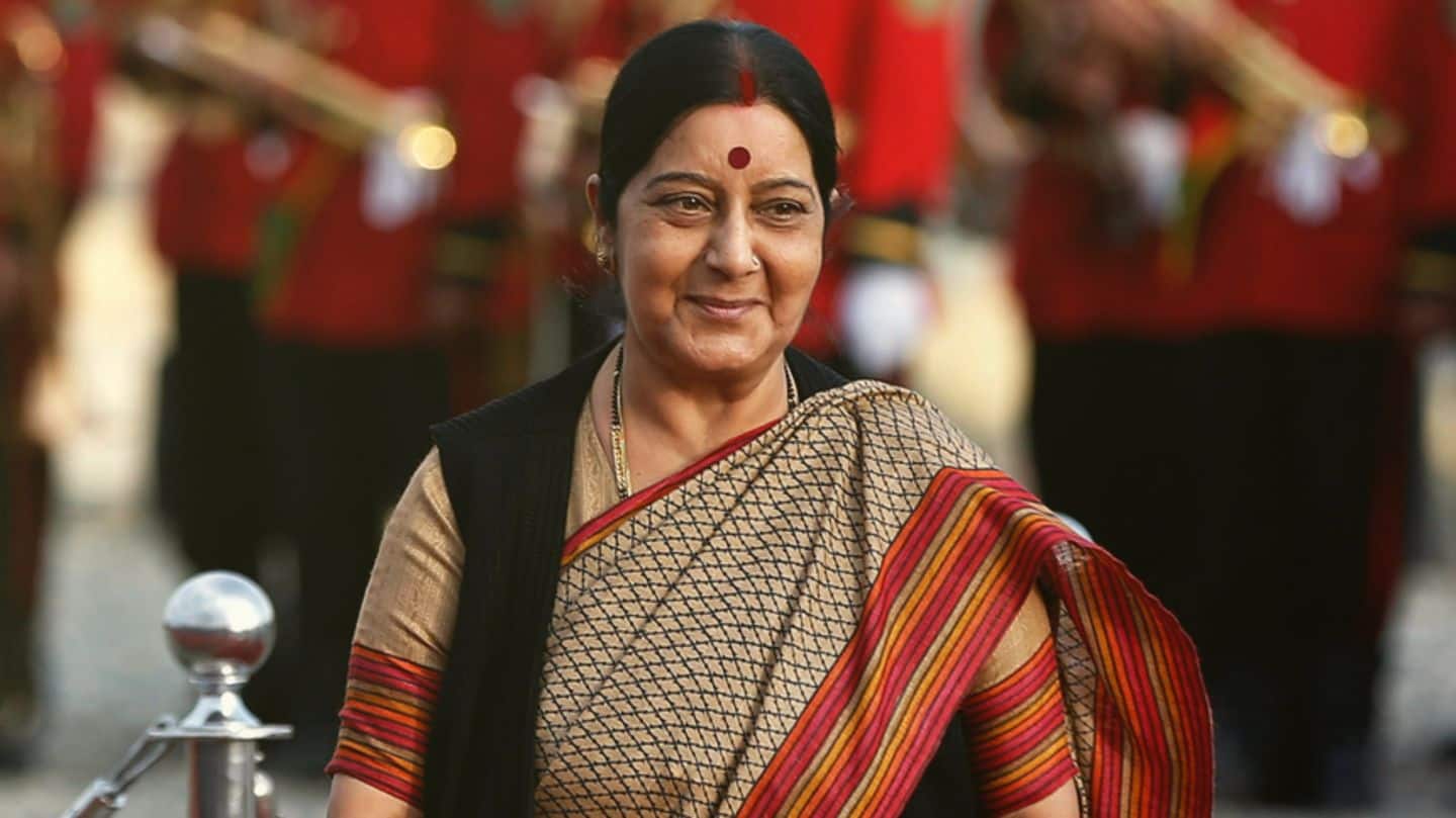 Sushma Swaraj steps in after computer 'separates' elderly couple