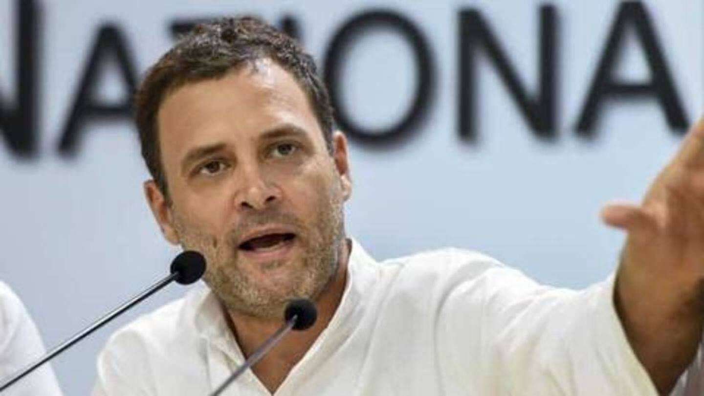 Flaying with Centre, Rahul Gandhi demanded an investigation Flaying with Centre, Rahul Gandhi demanded an investigation