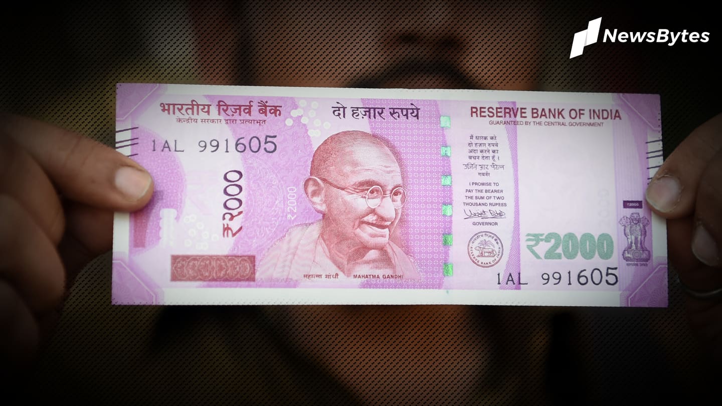 Not even one Rs. 2,000 note printed in 2019-20
