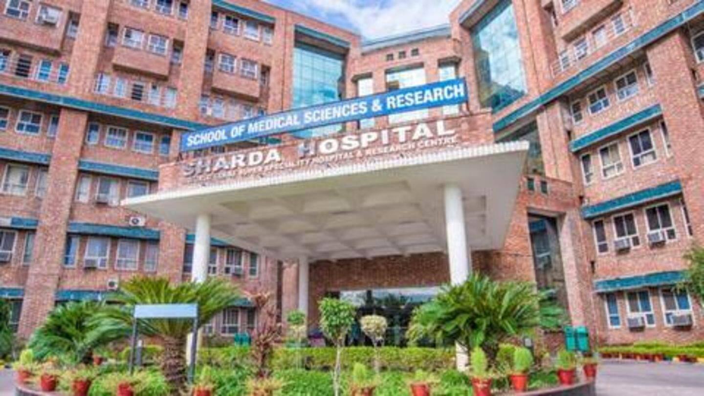 Everything is ready except oxygen pipeline: Sharda Hospital Everything is ready except oxygen pipeline: Sharda Hospital