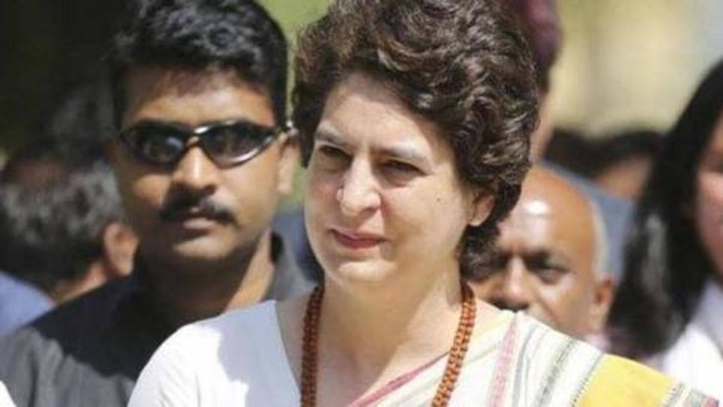 Meanwhile, Priyanka Gandhi Vadra slammed BJP Meanwhile, Priyanka Gandhi Vadra slammed BJP
