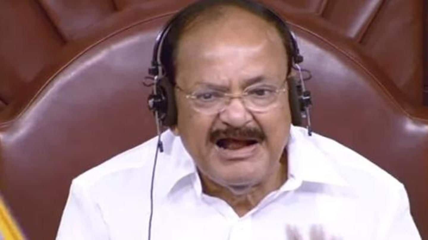 You're testing the patience of country, angry Naidu tells MPs
