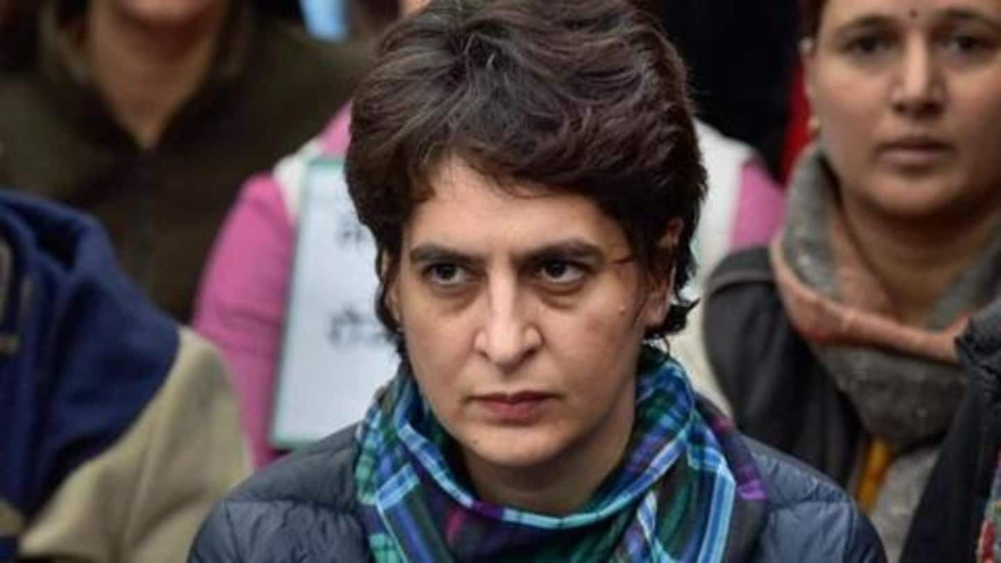 Priyanka Gandhi alleges UP police manhandled her, cop denies