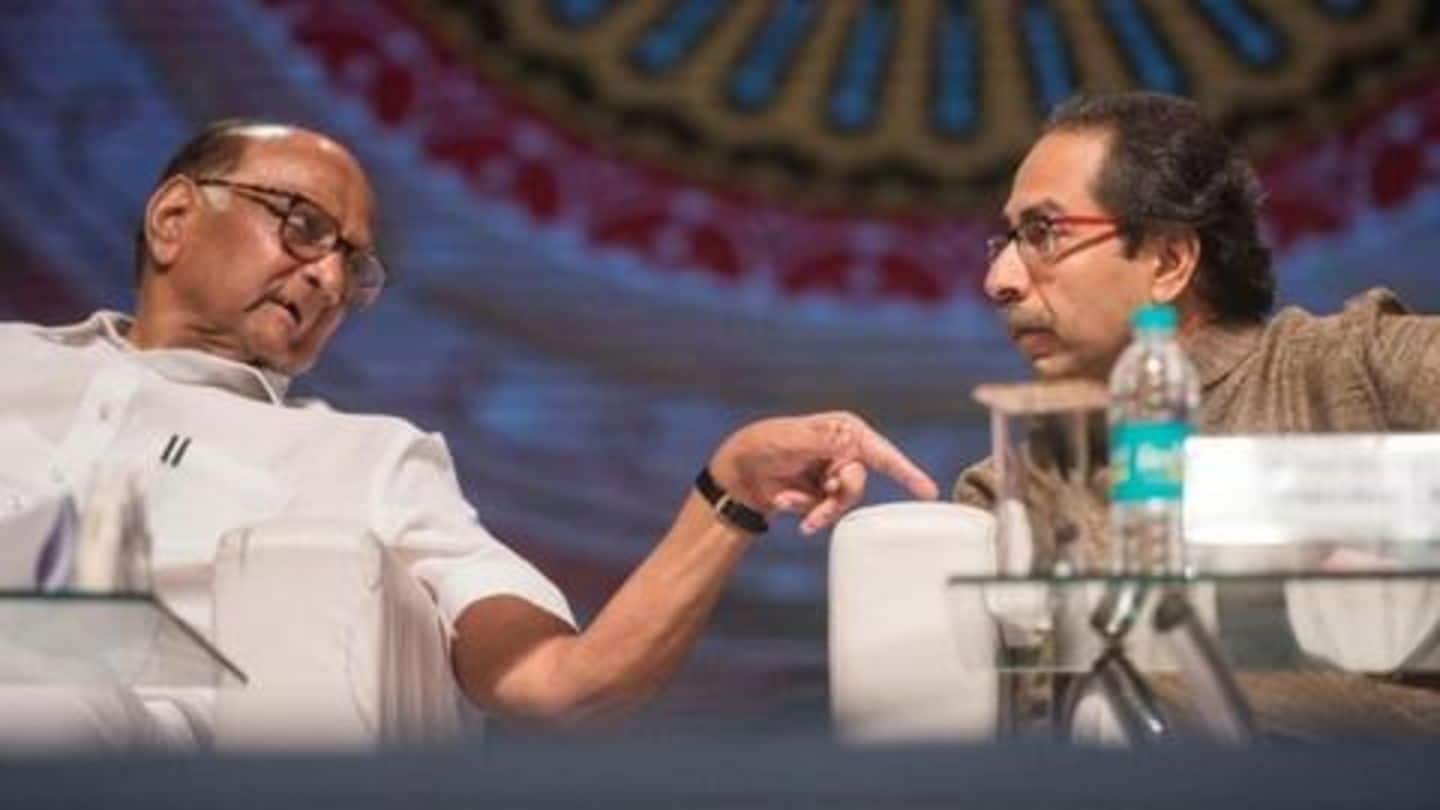 #MaharashtraCrisis: Unlikely 'probable' allies Uddhav Thackeray and Sharad Pawar meet