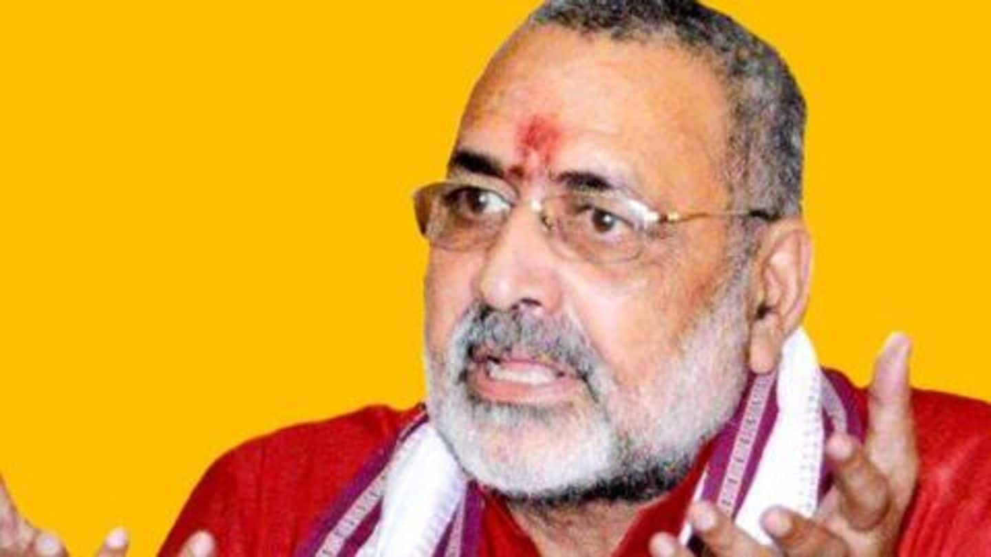 Bihar: Seat-change hurt Giriraj Singh's "self-respect", Kanhaiya takes a jibe