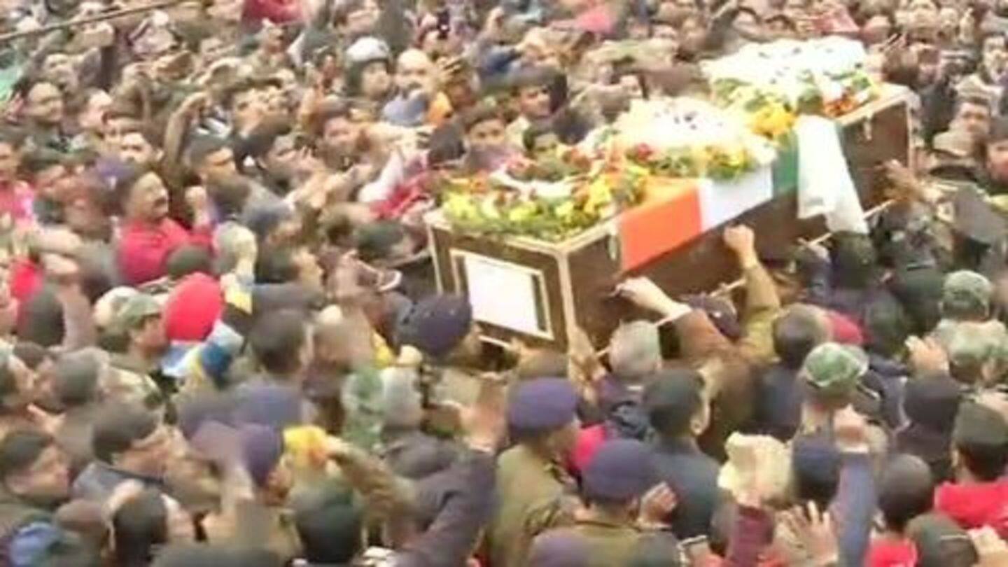 Wrapped in tricolor, Bisht reached home for final farewell Wrapped in tricolor, Bisht reached home for final farewell