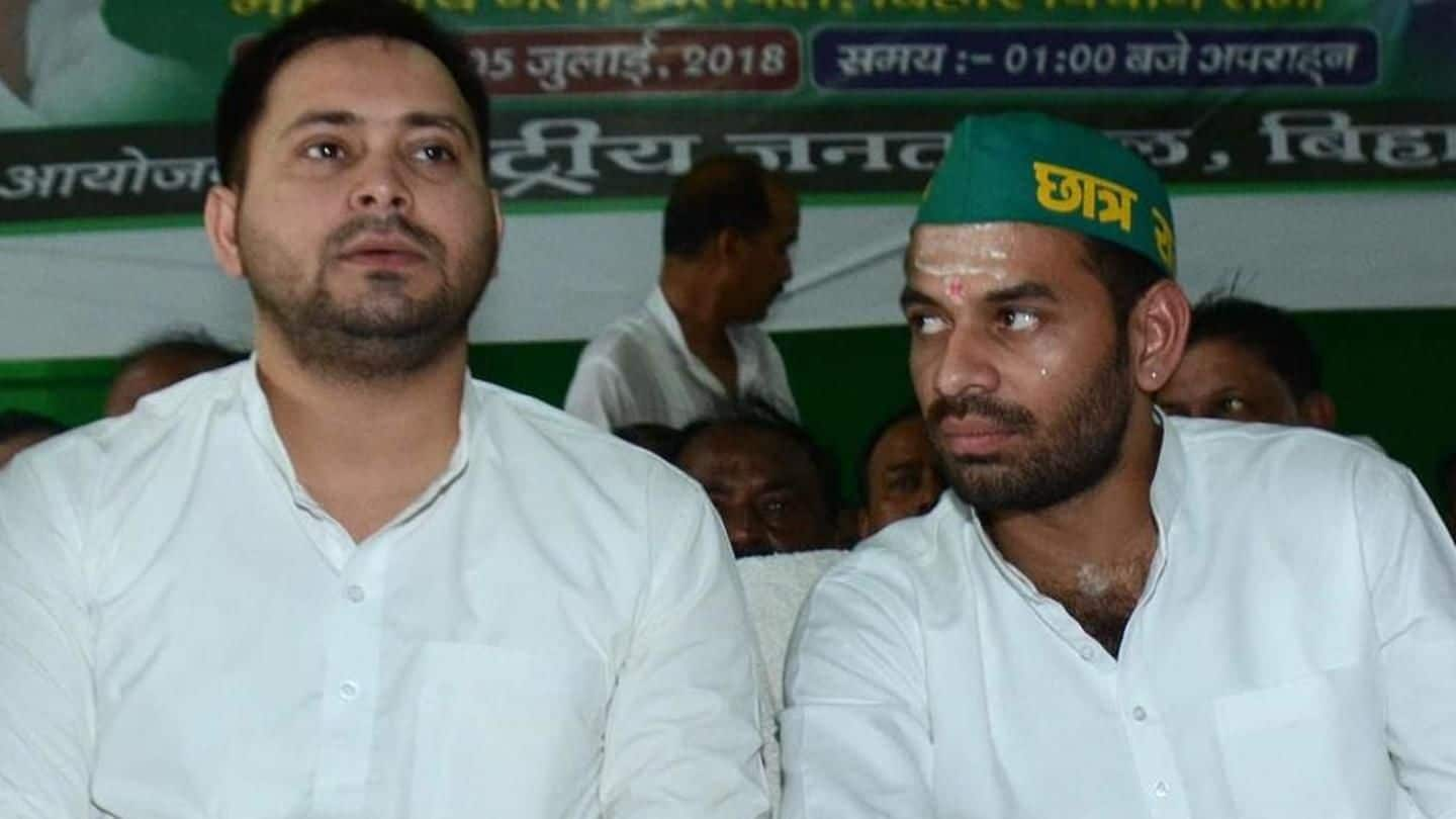 Misa Bharti admits brothers Tejashwi, Tej are fighting; then retracts