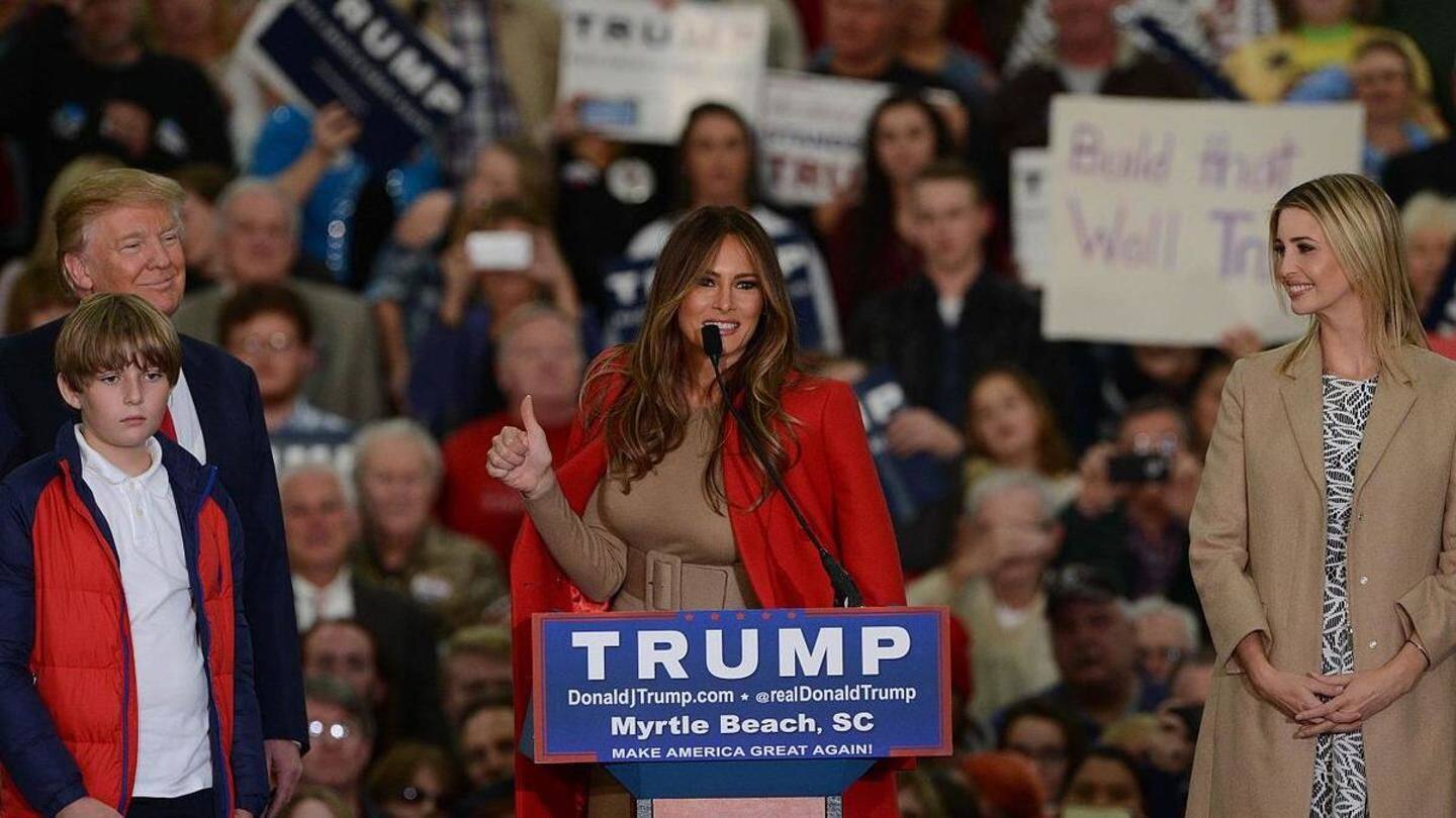 After Trump insults LeBron James, wife Melania praises basketball star