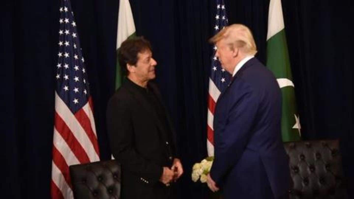 Donald Trump meets Imran Khan, mentions Kashmir mediation again