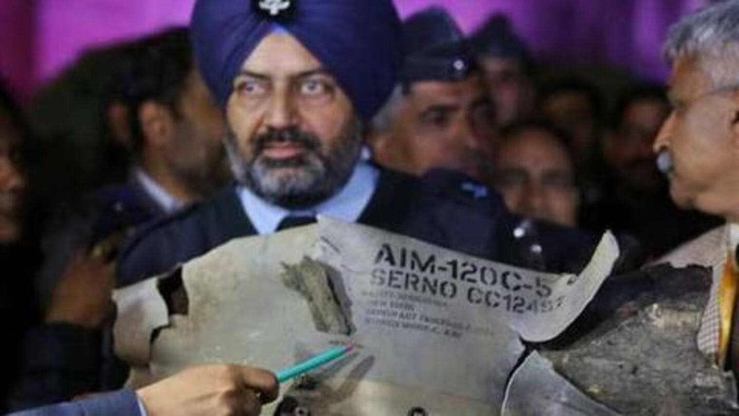India displayed pieces of missile to prove its point India displayed pieces of missile to prove its point