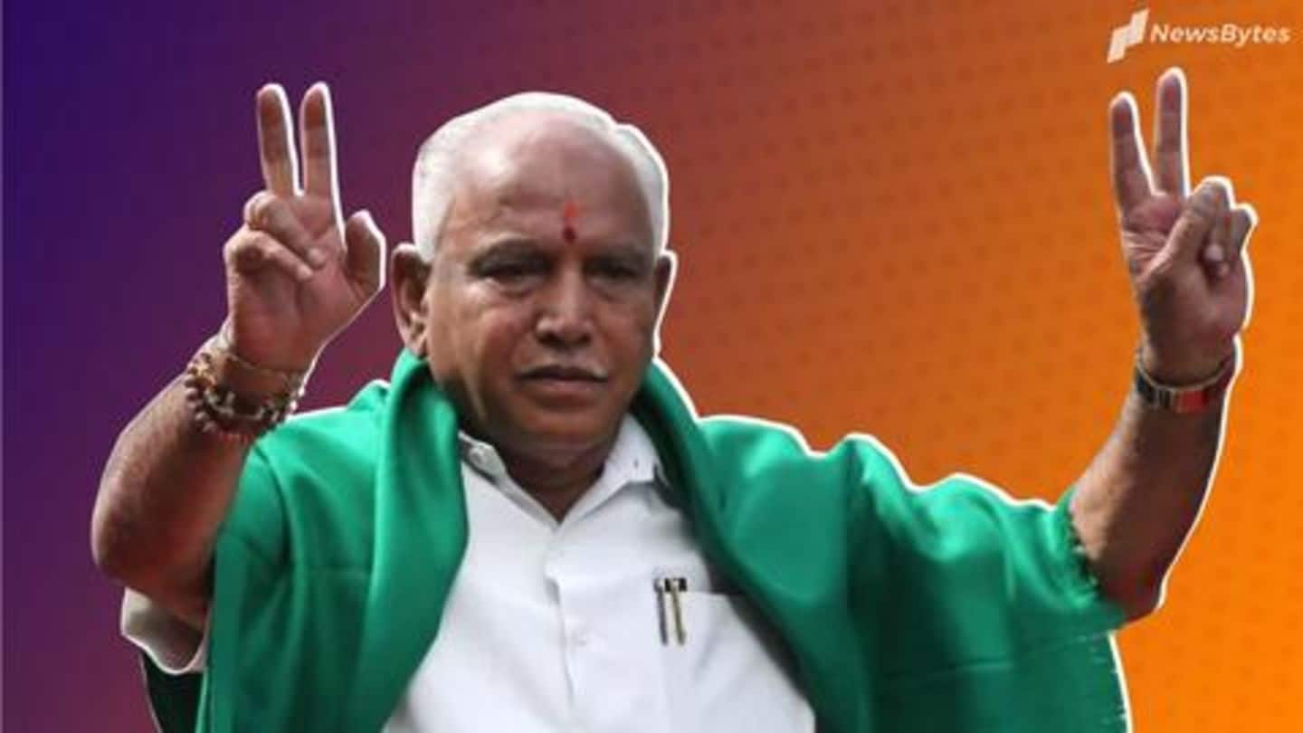 Karnataka: BJP's Yeddyurappa to take oath as CM at 6pm