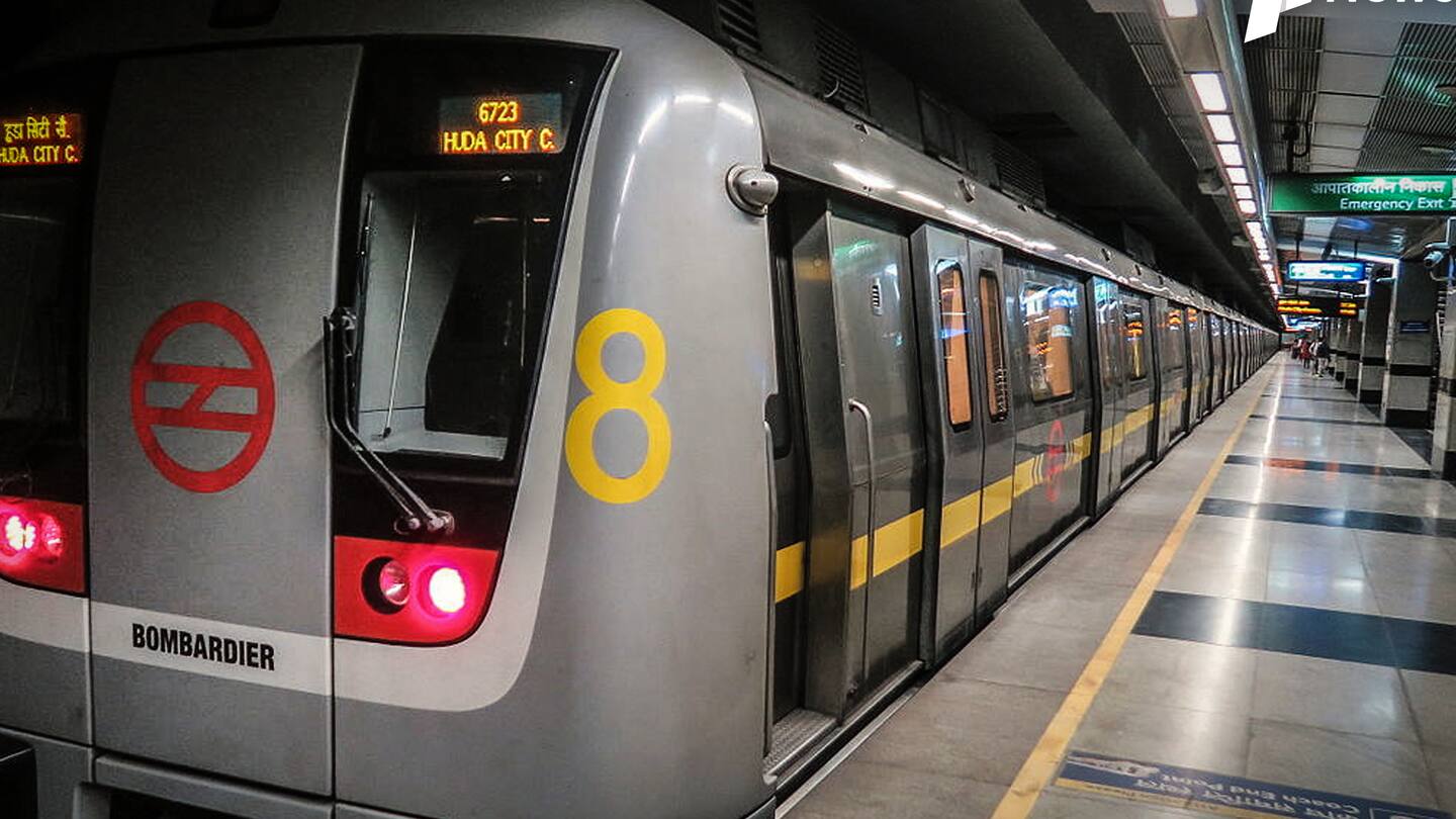 Yellow line of Delhi Metro became functional Yellow line of Delhi Metro became functional