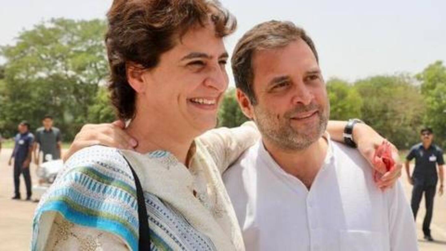 Now, siblings Priyanka and Rahul tweeted in support of Chidambaram Now, siblings Priyanka and Rahul tweeted in support of Chidambaram