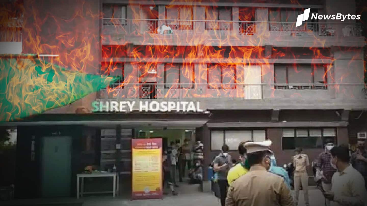 Ahmedabad: Fire breaks out at COVID hospital, eight dead