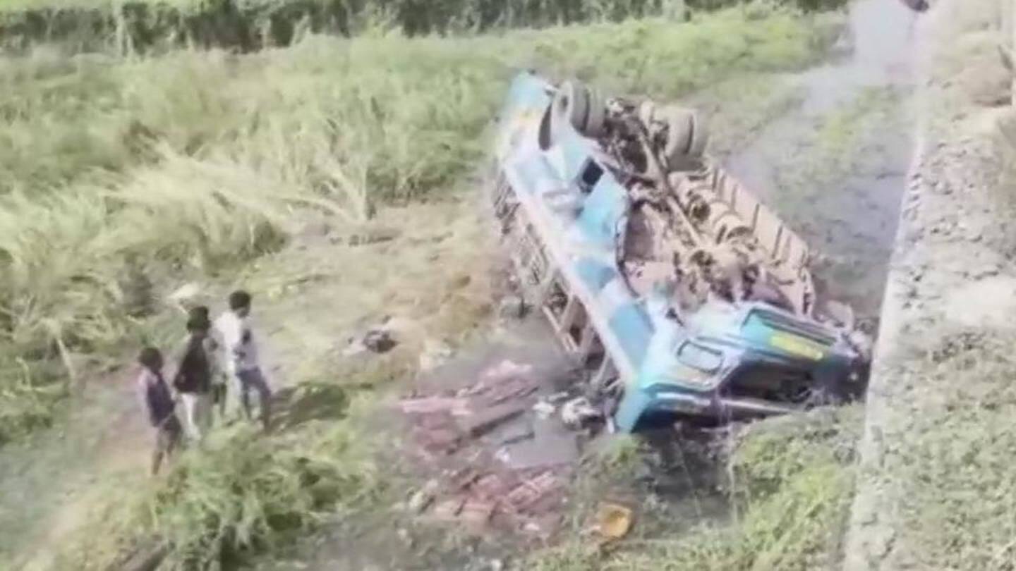 West Bengal: Bus falls into canal, 6 dead, 15 injured