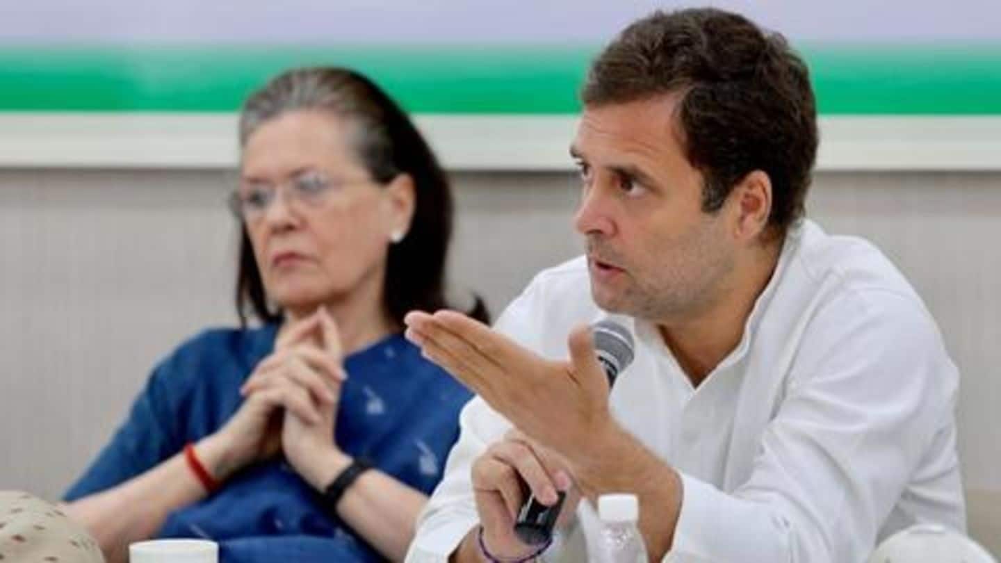 Rahul Gandhi gets angry at Congress leaders for 'favoring sons'