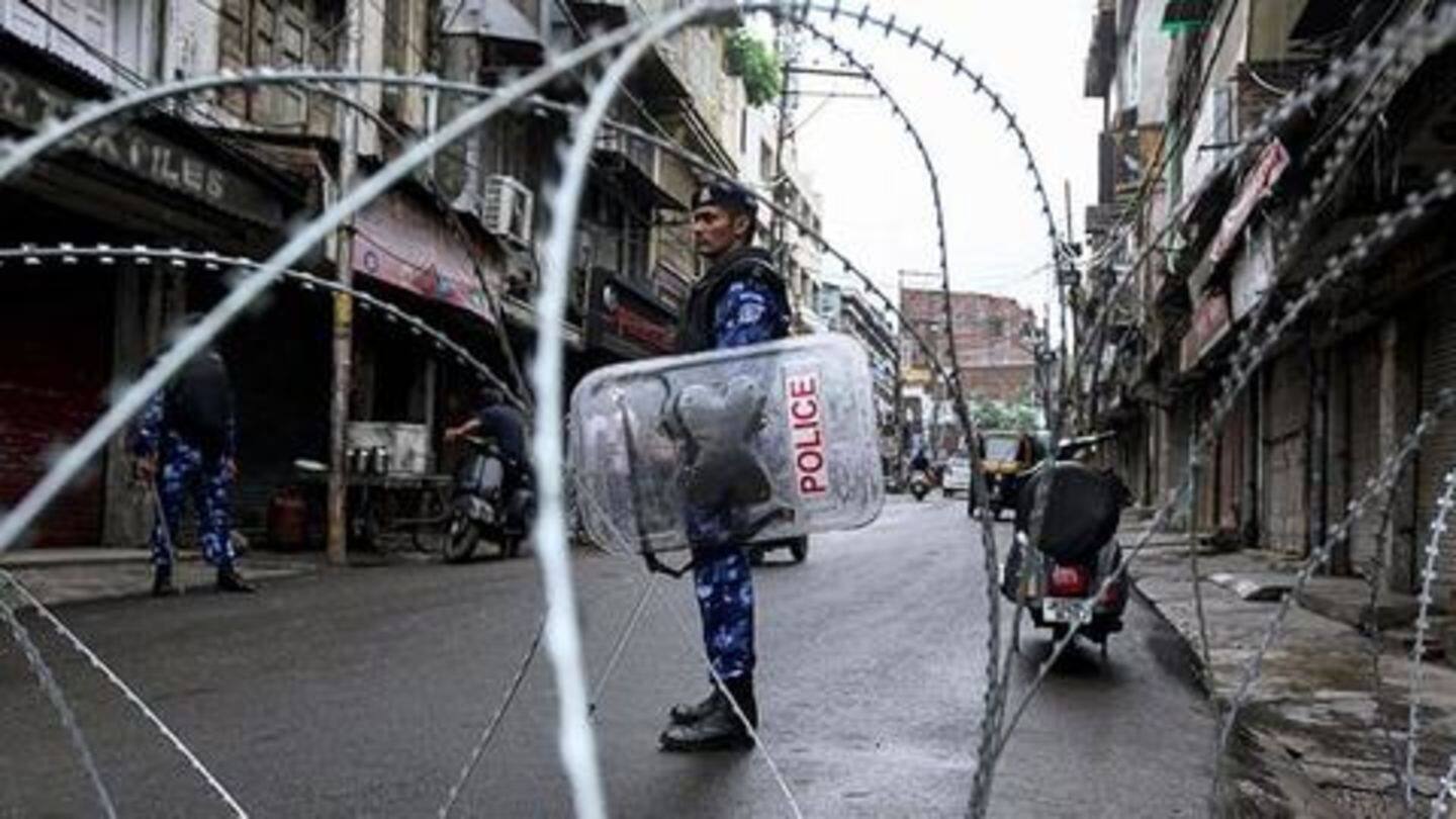 J&K is under an unprecedented security cover for weeks now J&K is under an unprecedented security cover for weeks now