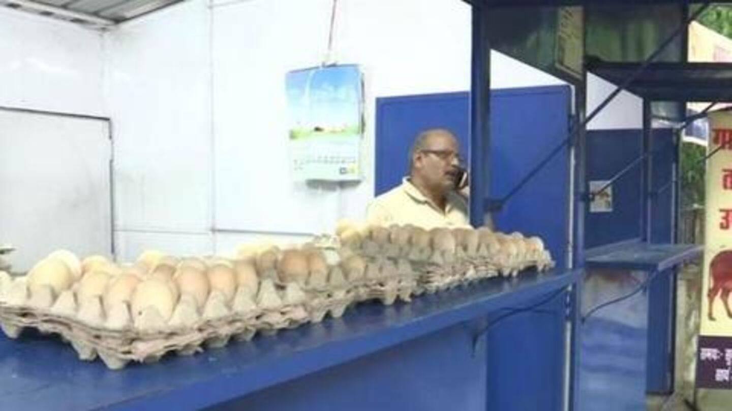 The shop sells a special kind of chicken The shop sells a special kind of chicken