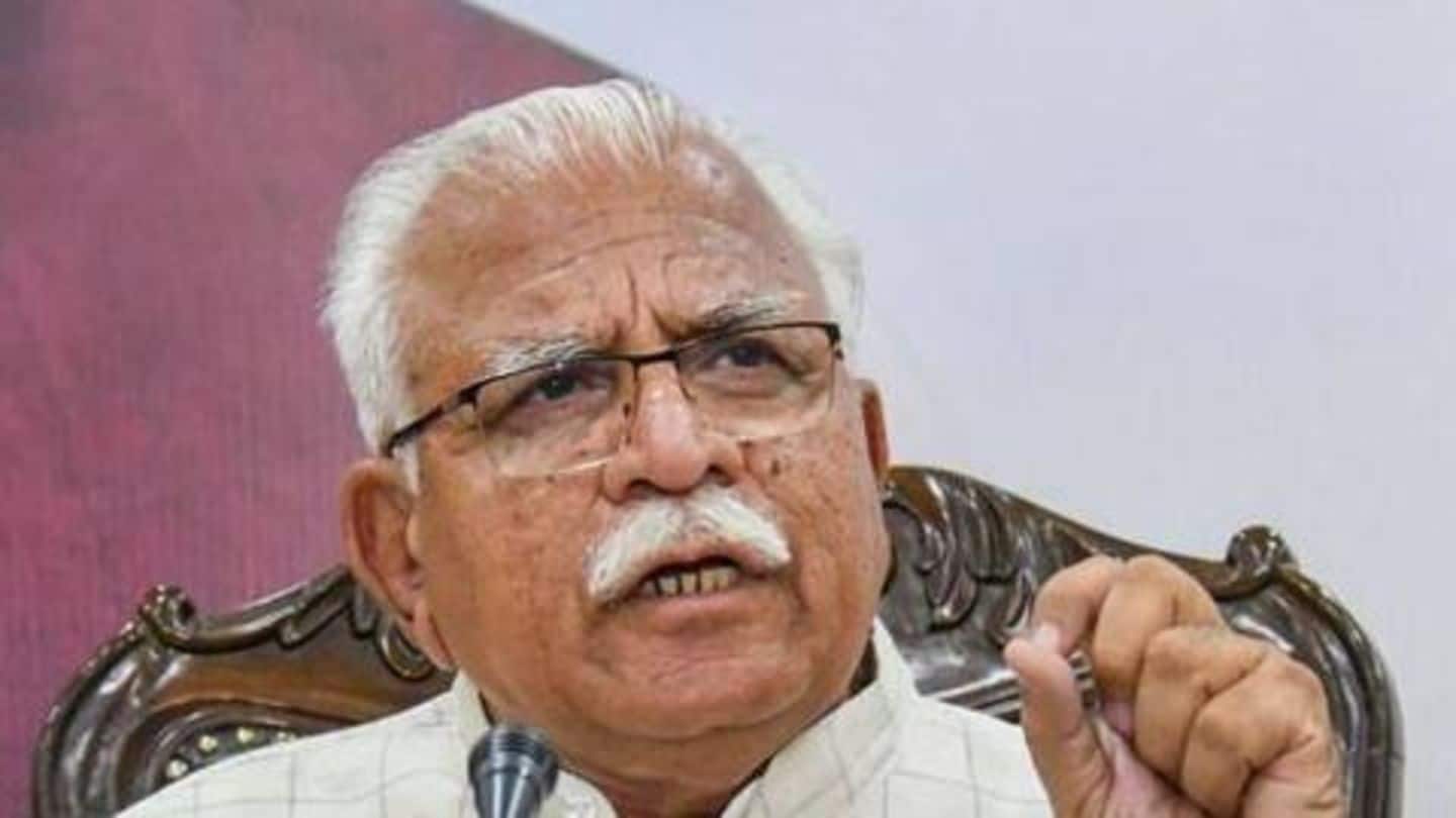 Separately, Khattar is eyeing a second term Separately, Khattar is eyeing a second term