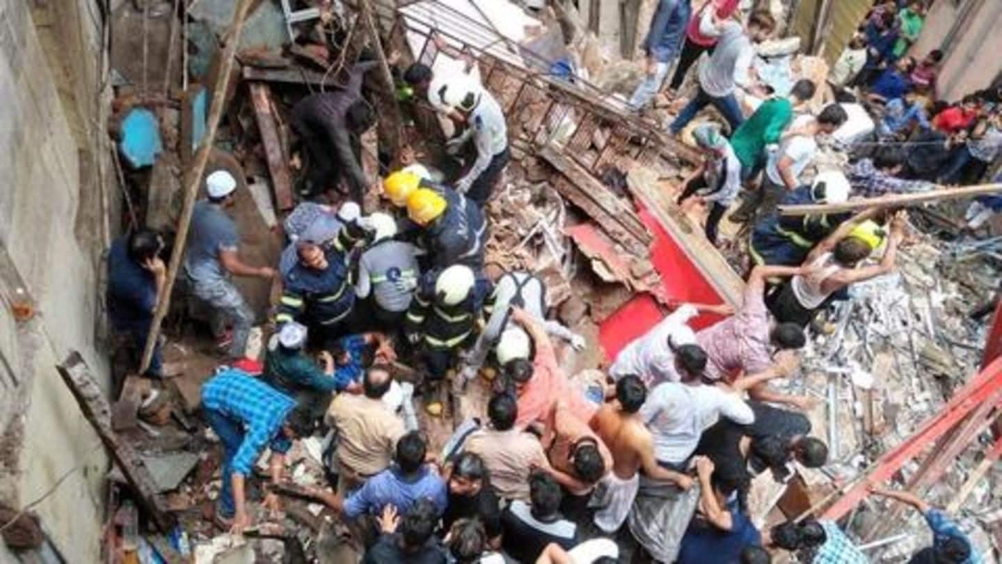 Mumbai: 100-year-old building collapses in Dongri; 12 dead, 40 trapped