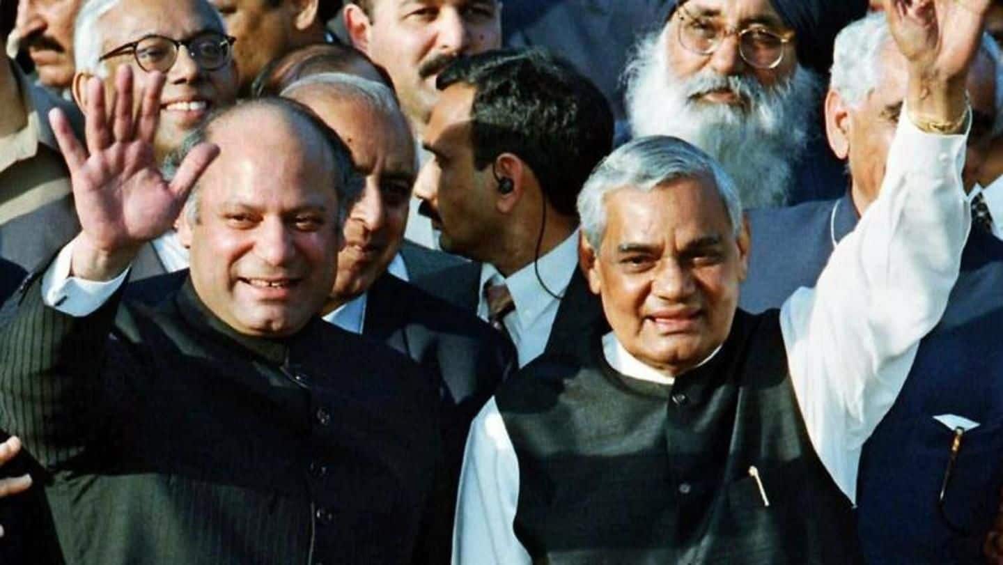 Vajpayee got on bus to Lahore to mend ties Vajpayee got on bus to Lahore to mend ties