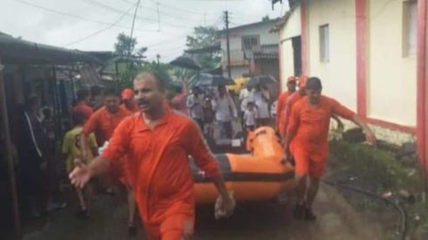 Teams of Navy and IAF were sent for rescue operations Teams of Navy and IAF were sent for rescue operations
