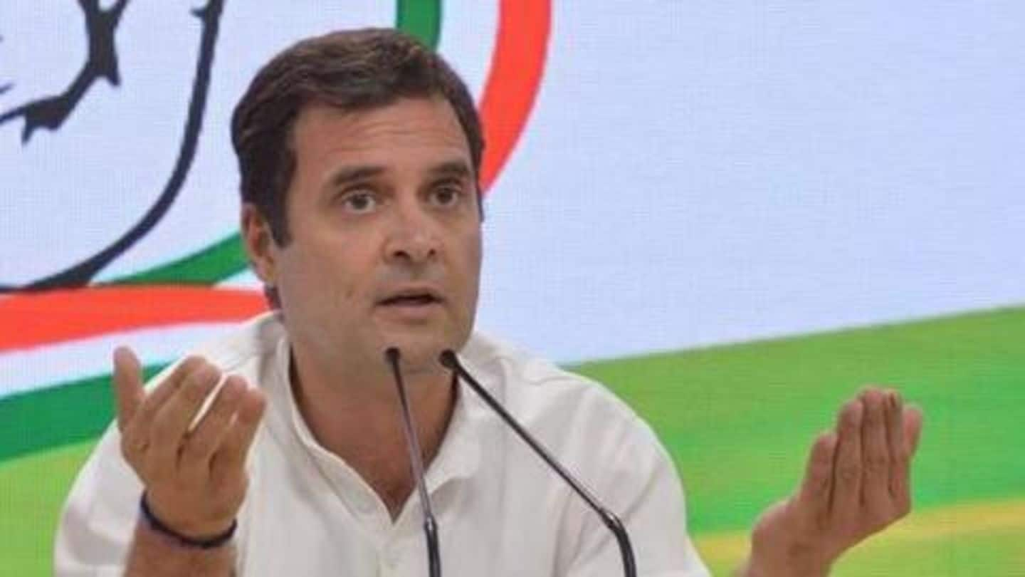 #Verdict2019: Rahul Gandhi congratulates Narendra Modi on historic win