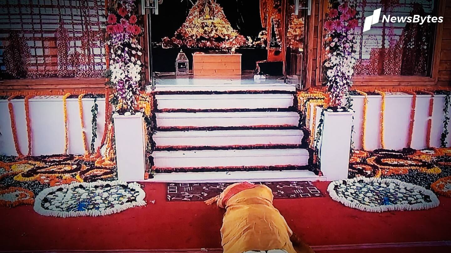 After SC's historic judgement, foundation for Ram Temple was laid After SC's historic judgement, foundation for Ram Temple was laid