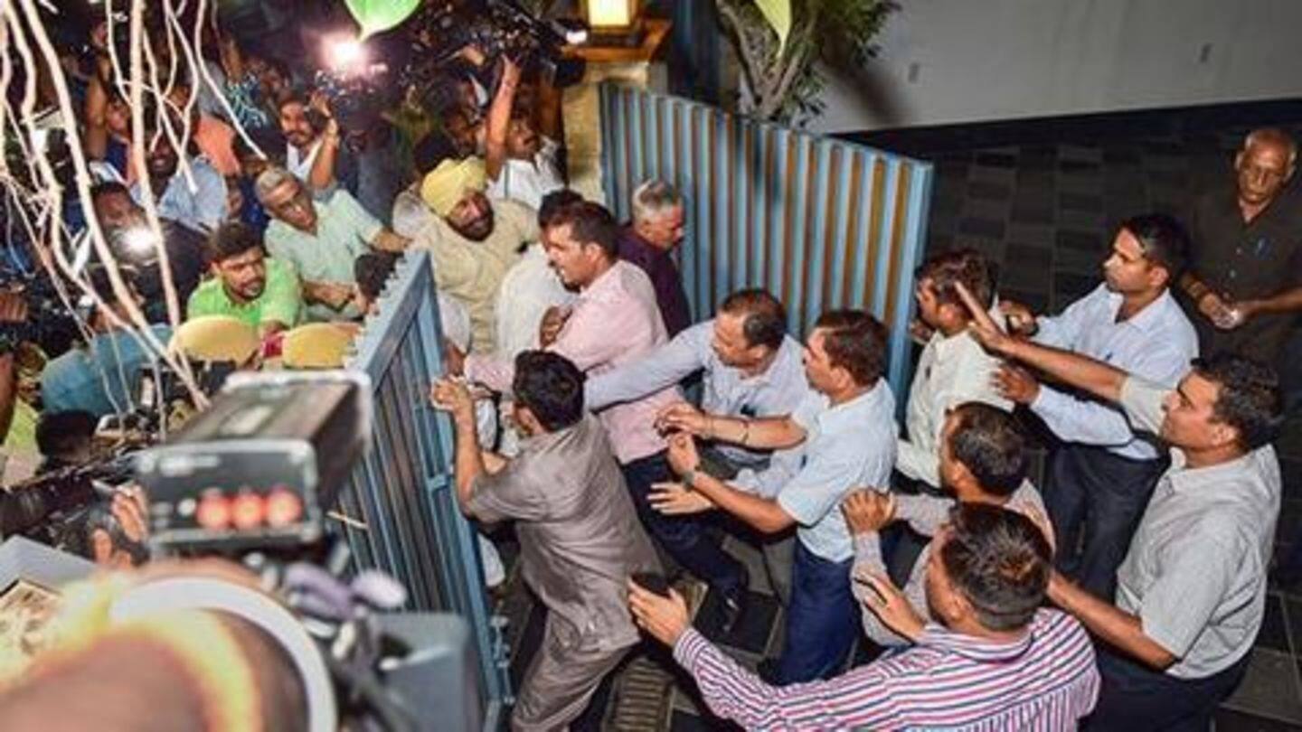Meanwhile, Singhvi asked why did CBI officials scale walls Meanwhile, Singhvi asked why did CBI officials scale walls