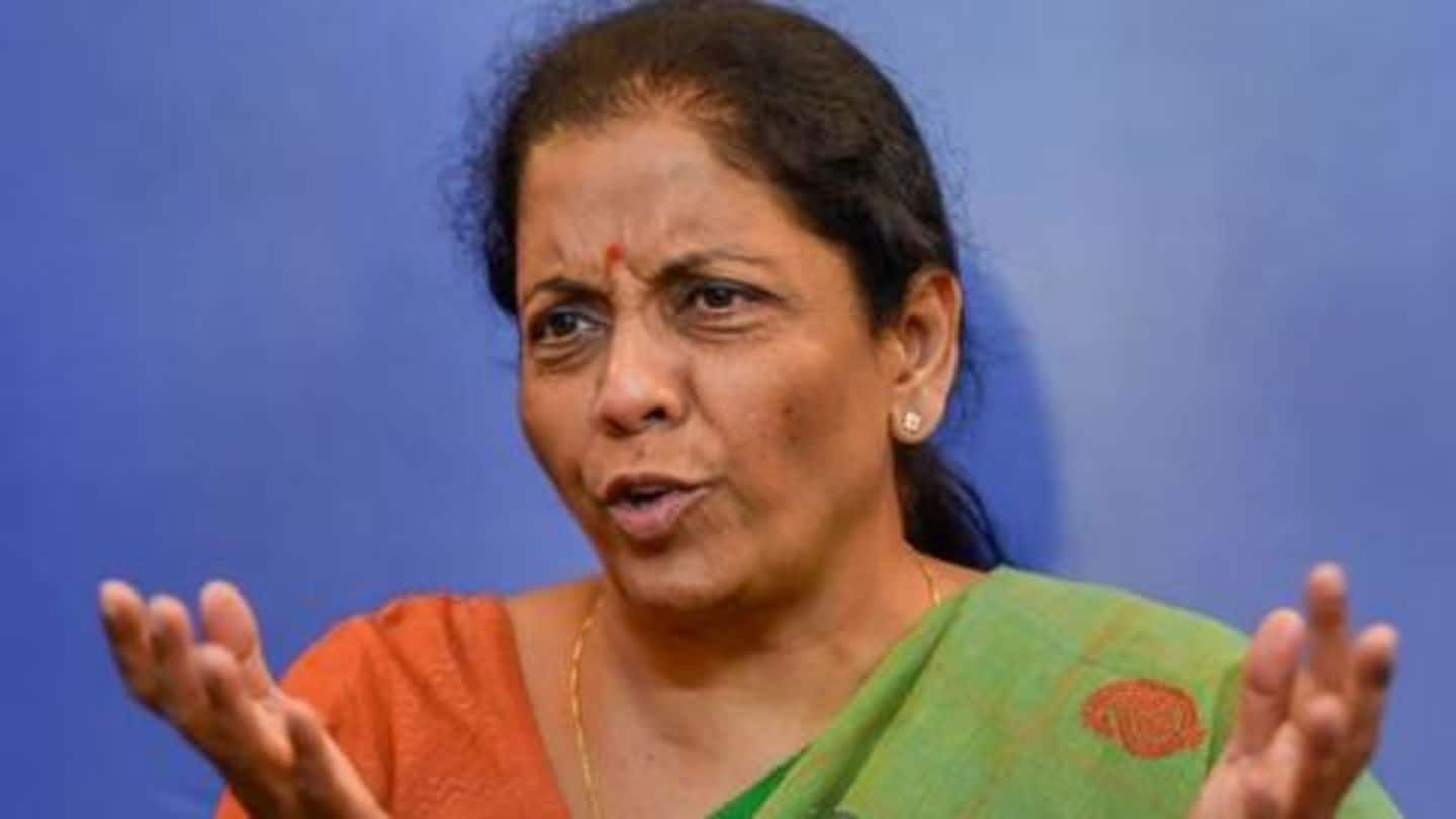 Got hurt by sarcastic tone, Sitharaman tells reporter Got hurt by sarcastic tone, Sitharaman tells reporter