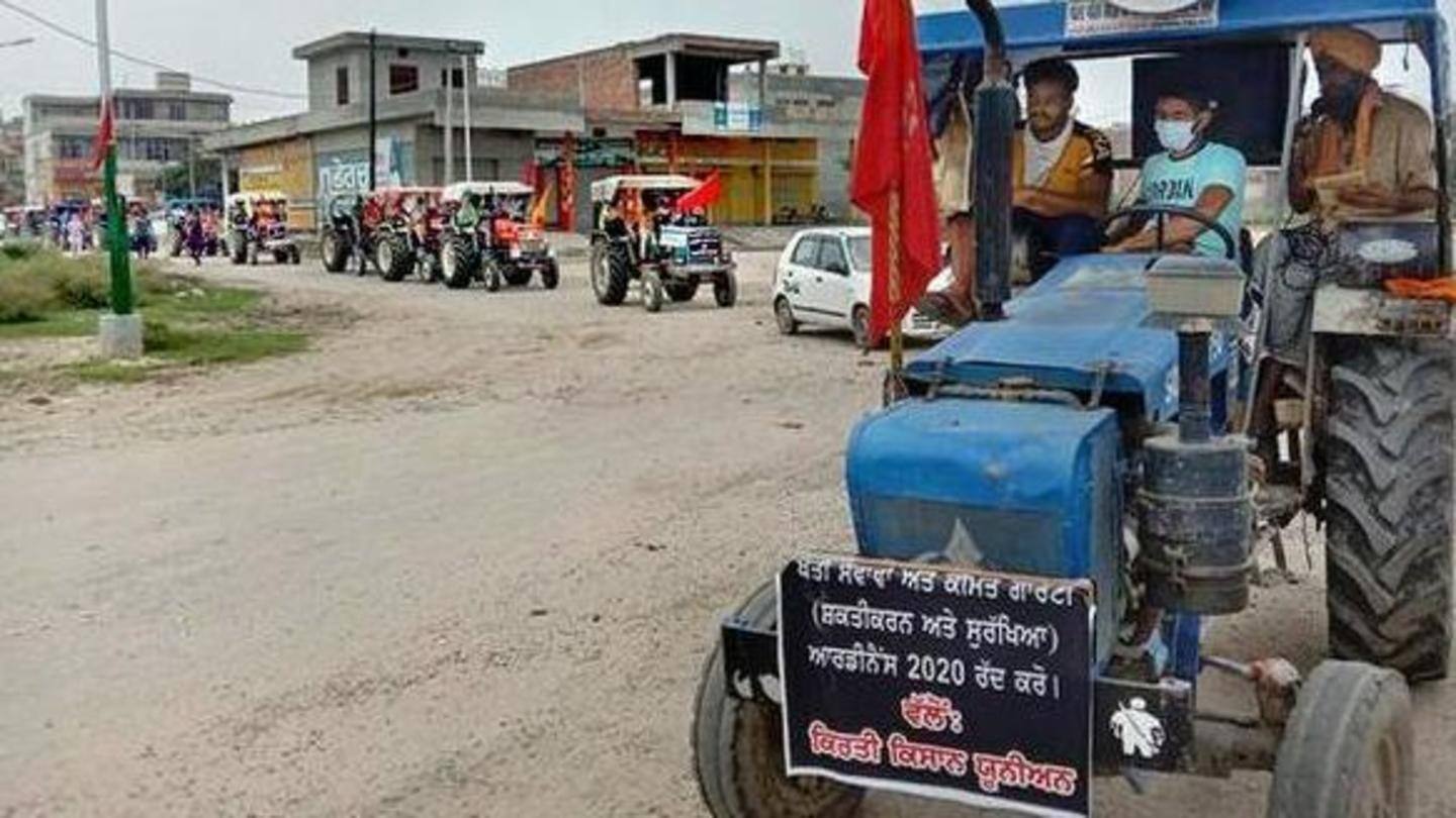 Tractor marches were taken out as well Tractor marches were taken out as well