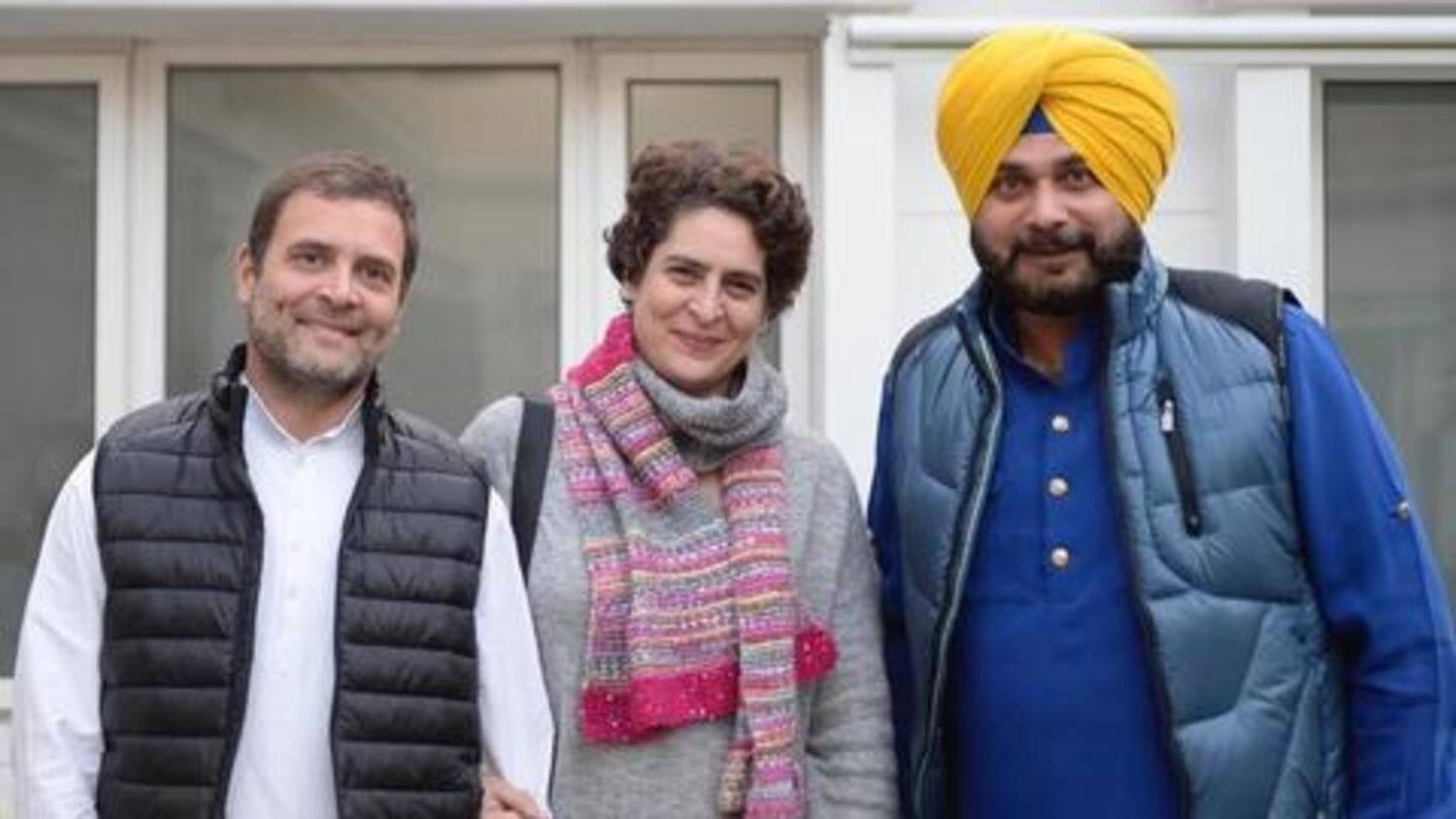 Separately, BJP said Sidhu's resignation is Congress' internal matter Separately, BJP said Sidhu's resignation is Congress' internal matter