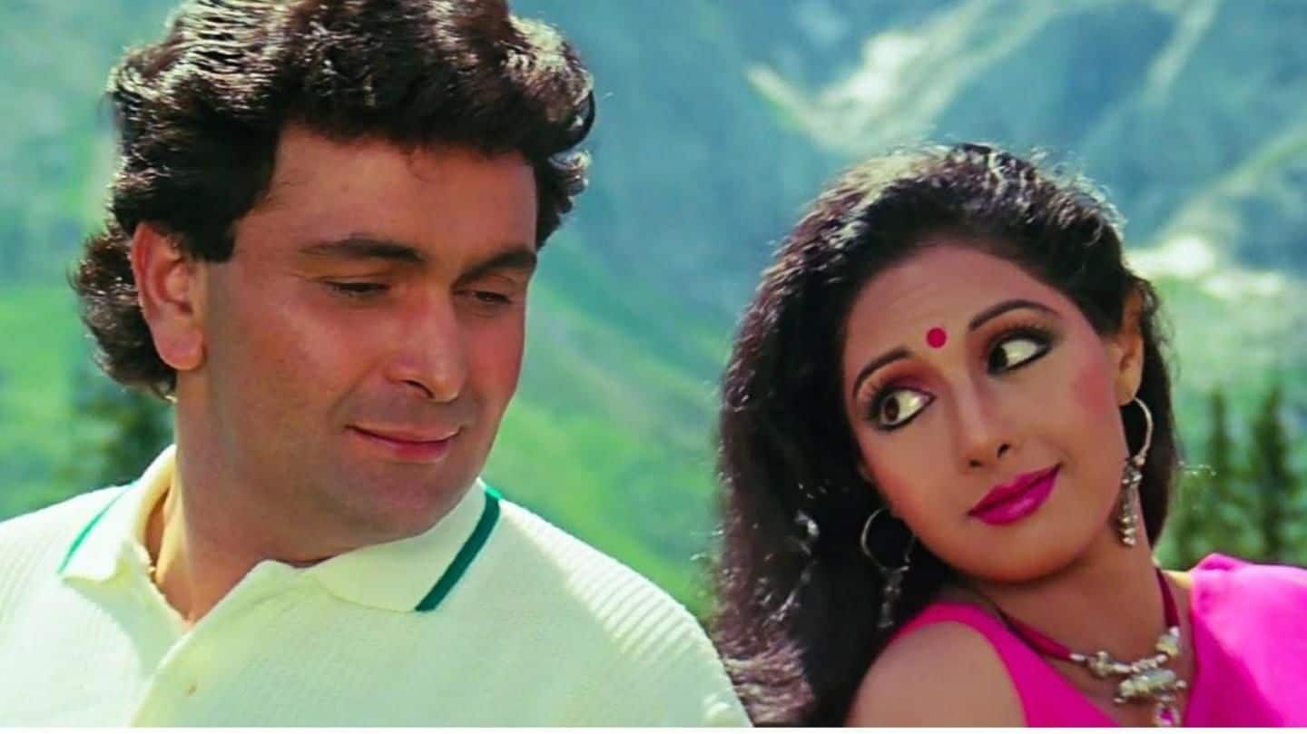 When Rishi Kapoor failed to recognize his 'Chandni' Sridevi