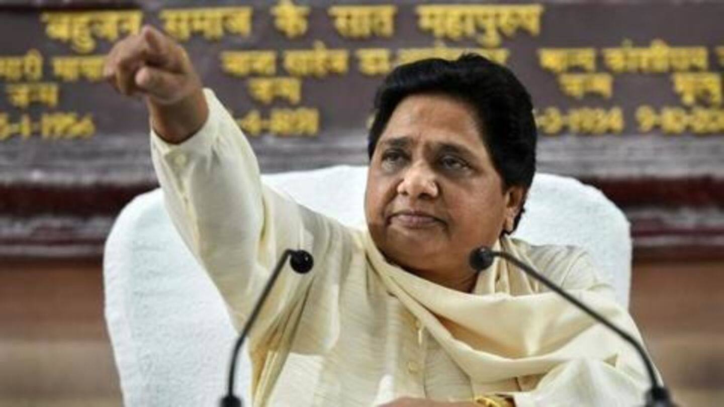 Mayawati said Opposition leaders only helped BJP Mayawati said Opposition leaders only helped BJP