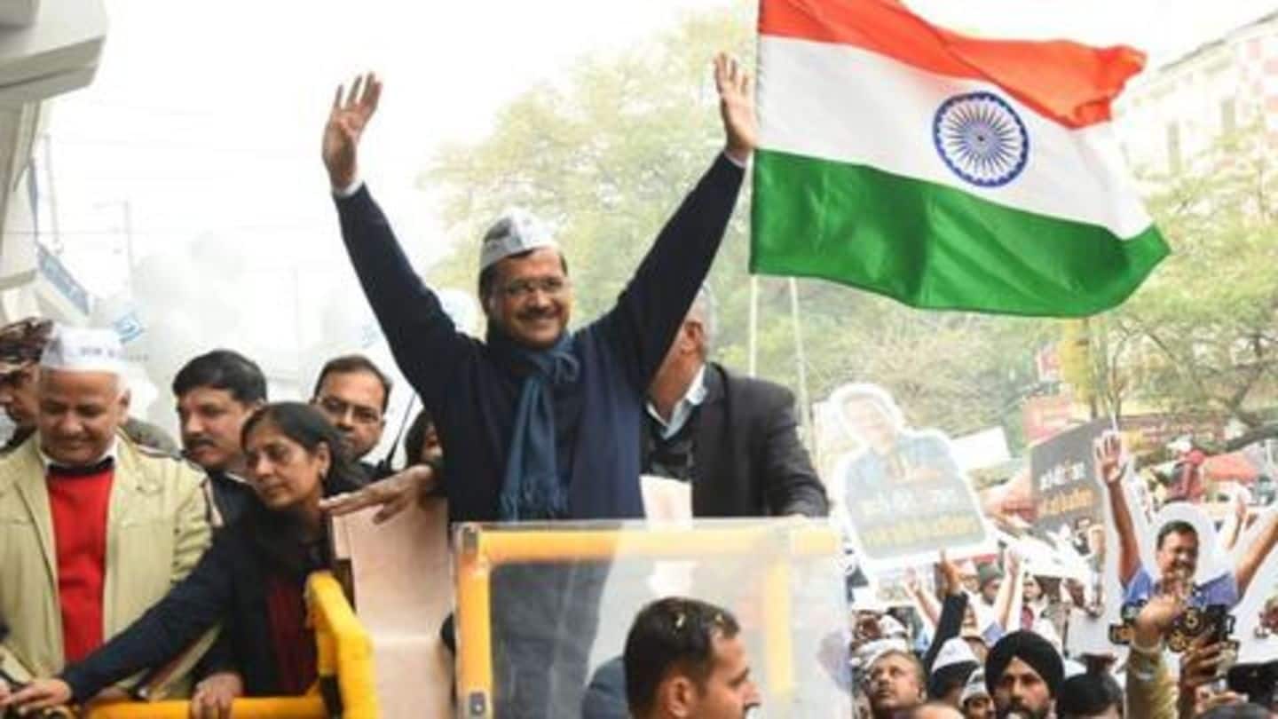 Delhi Elections: AAP zooms past majority mark in early trends