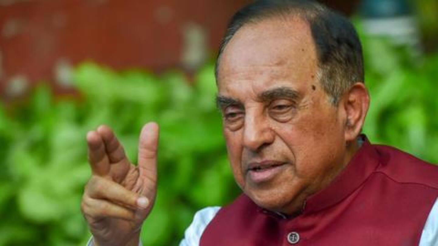 Subsequently, BJP's Subramanian Swamy said government will bear the cost Subsequently, BJP's Subramanian Swamy said government will bear the cost