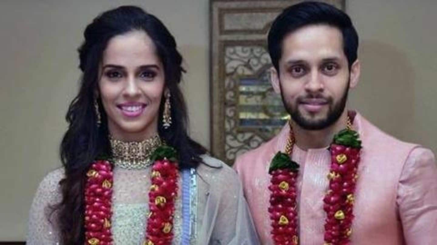 Just married: Saina Nehwal ties knot with Parupalli Kashyap
