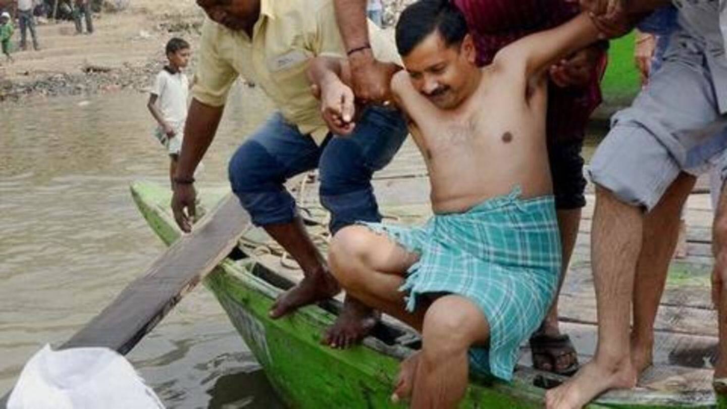 Kejriwal fought against Modi in Varanasi in 2014 elections Kejriwal fought against Modi in Varanasi in 2014 elections