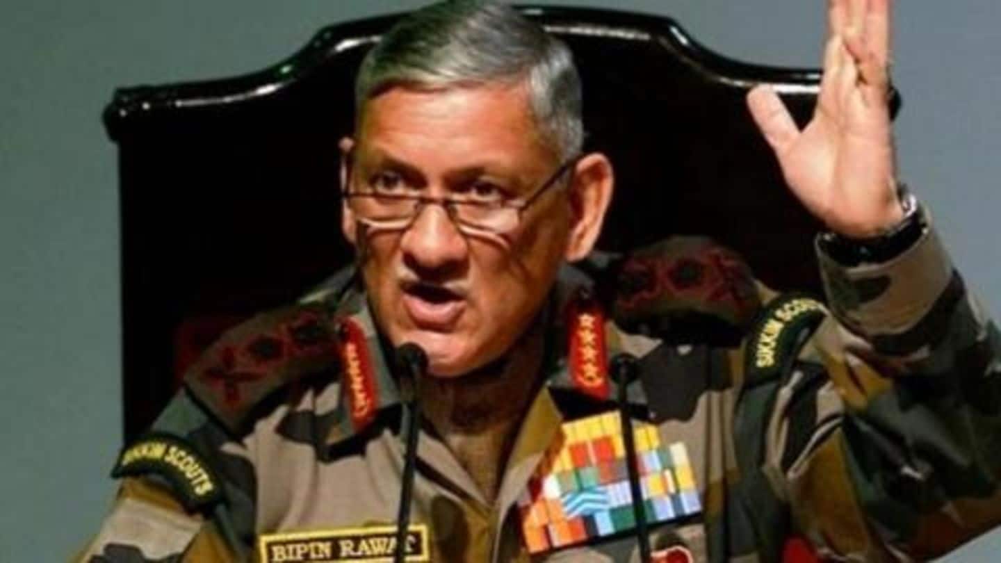 Someone is trying to disrupt peace in J&K: Army Chief
