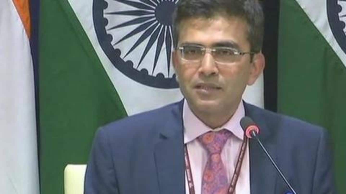 India asked for immediate and safe return of Abhinandan India asked for immediate and safe return of Abhinandan