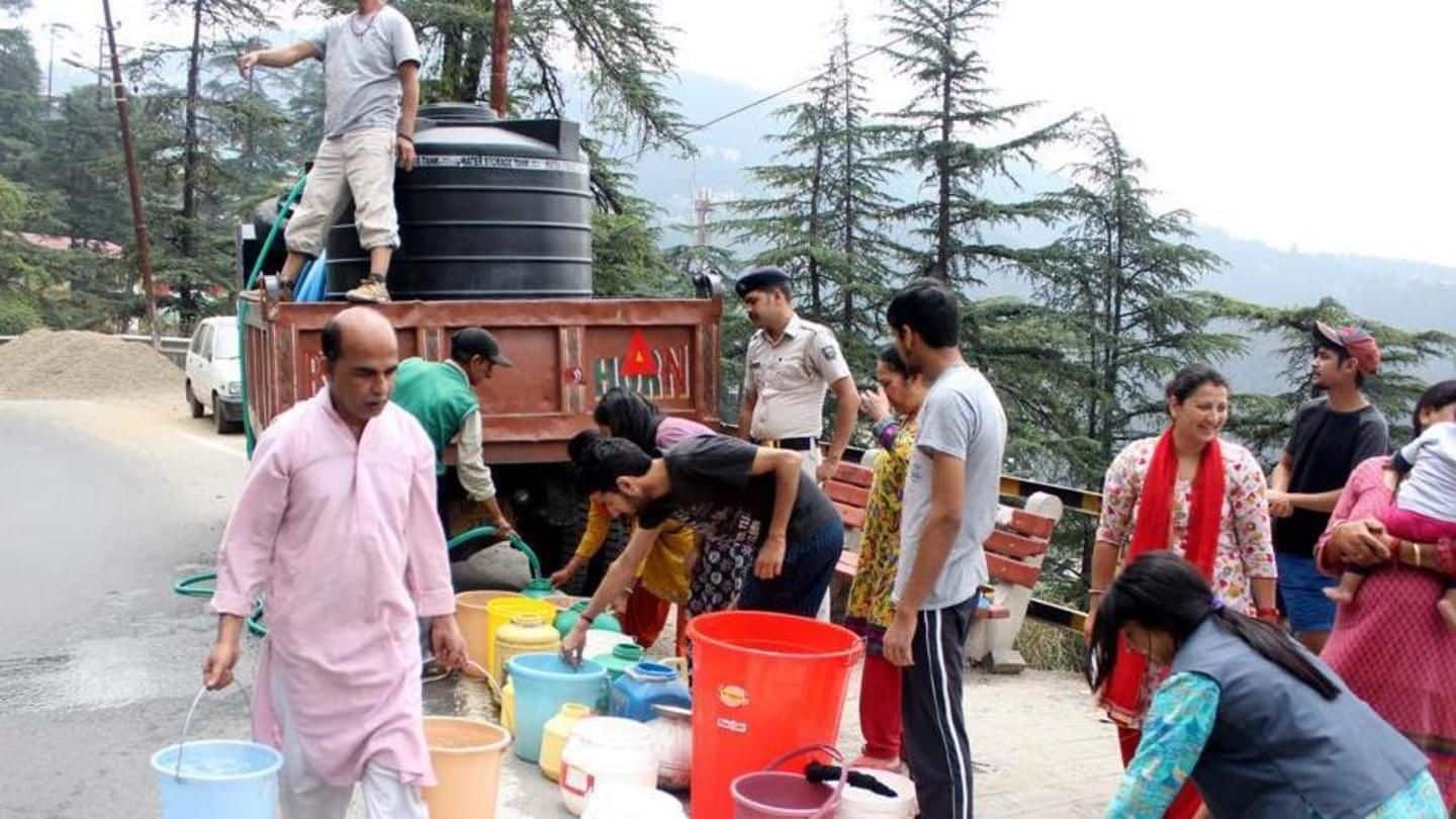 Not just Shimla, many cities, hill-stations on verge of water-crisis