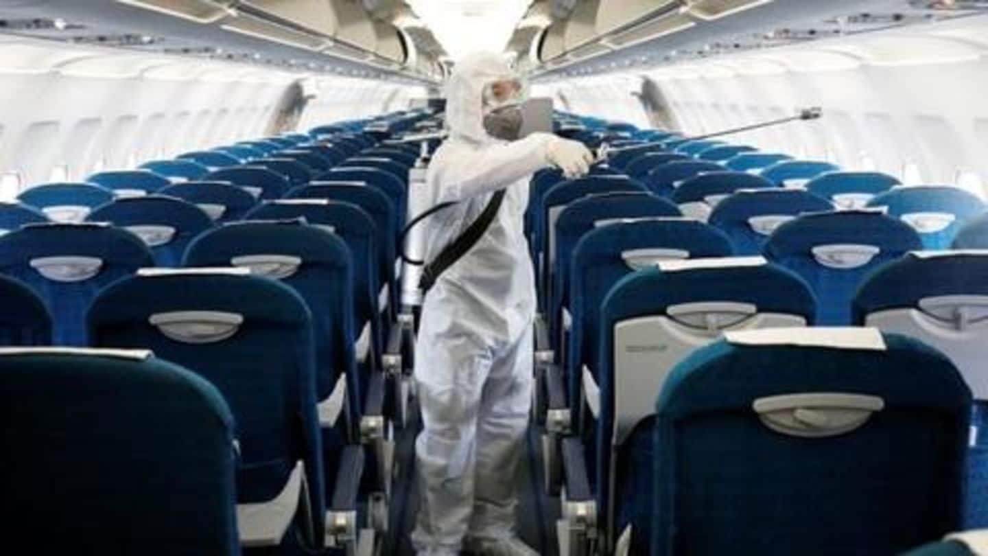 Airlines told to keep middle-seats vacant or give 'wrap-around gowns'
