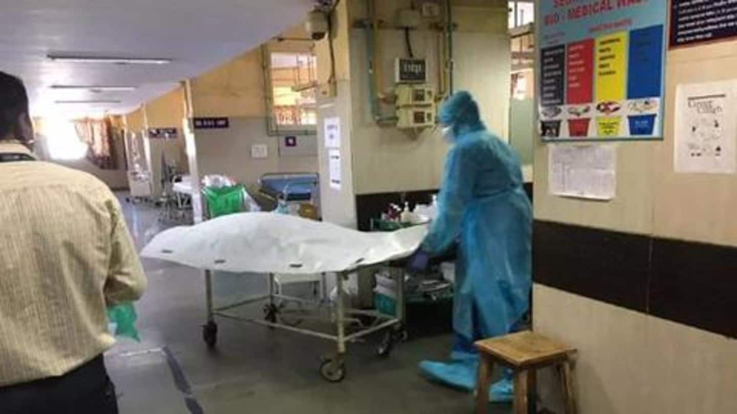 Coronavirus patients lie next to dead bodies in Mumbai hospital