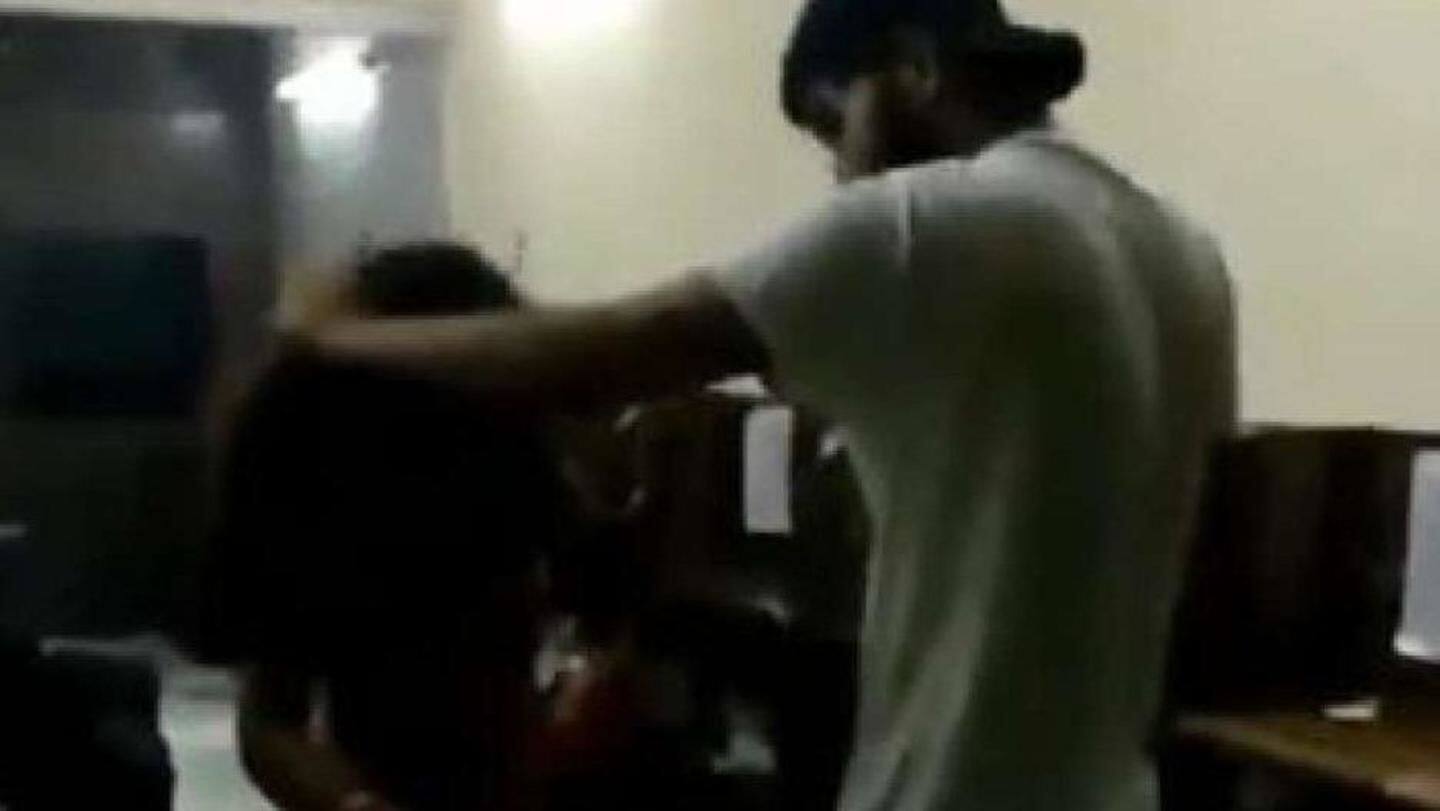 Video shows Tomar dragging woman by hair, beating her brutally Video shows Tomar dragging woman by hair, beating her brutally