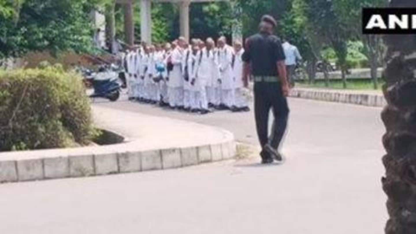 Nearly 150 students, who joined college recently, were humiliated Nearly 150 students, who joined college recently, were humiliated