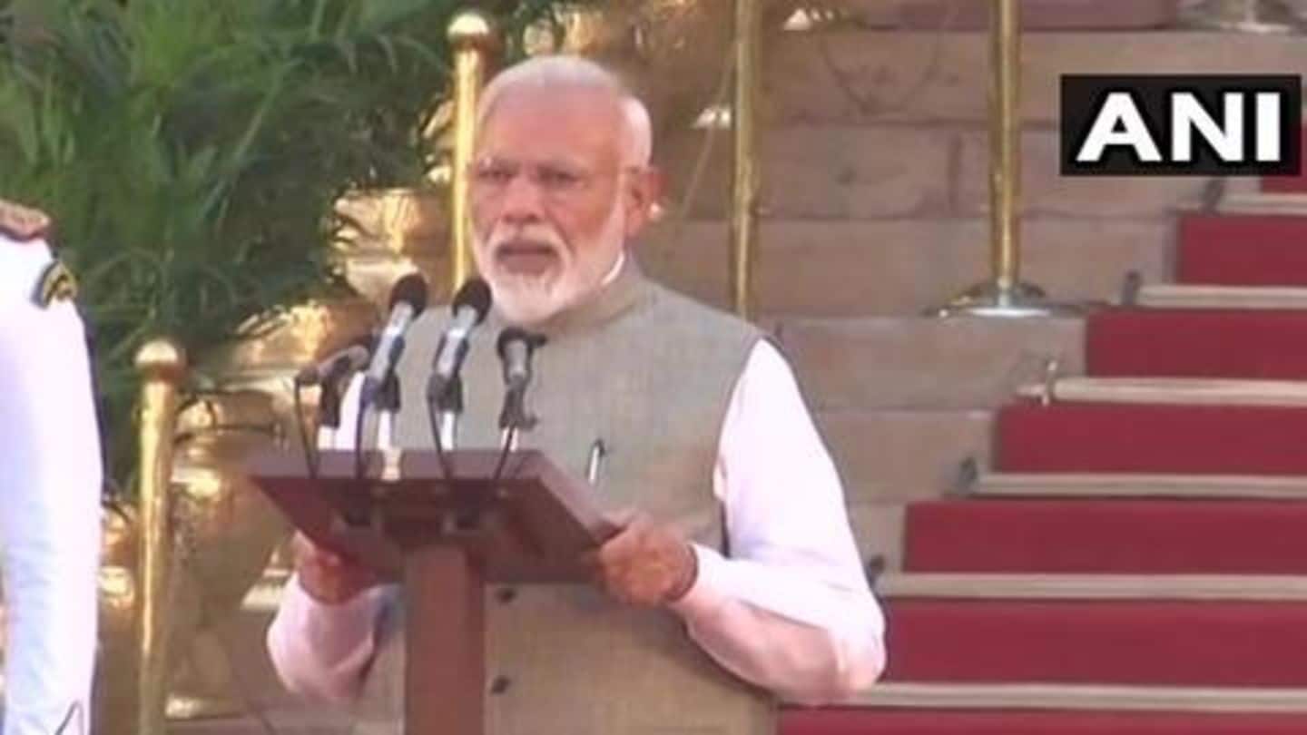 Narendra Modi takes oath as 15th Prime Minister: Details here