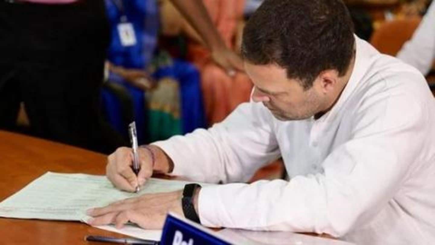RaGa doesn't own a car, has assets worth Rs. 15.88cr